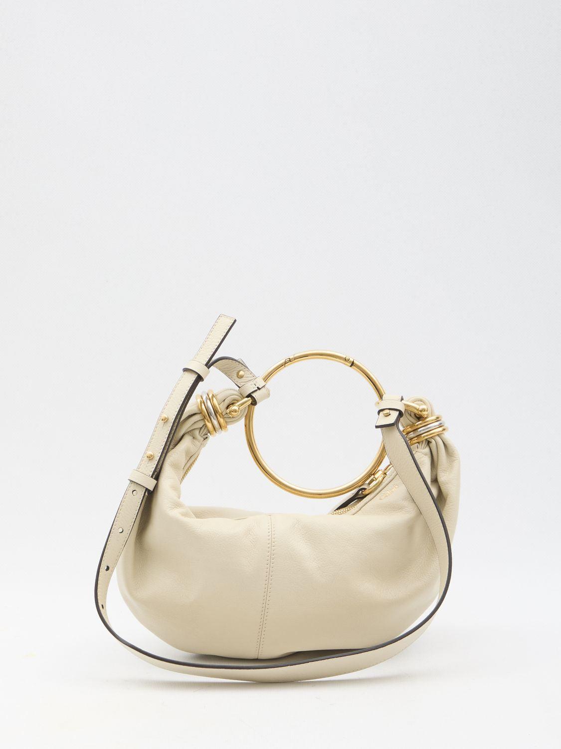 CHLOÉ Small Bracalet Hobo Bag In Tan Product Image