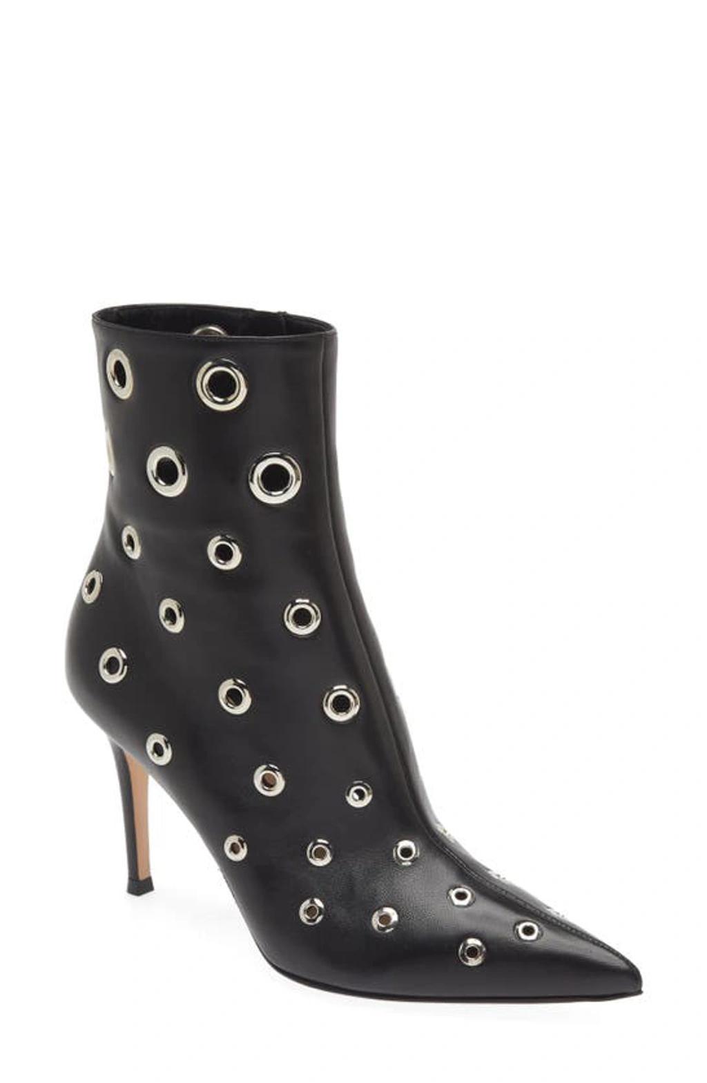 Lydia 85 Leather Ankle Boots In Black Product Image