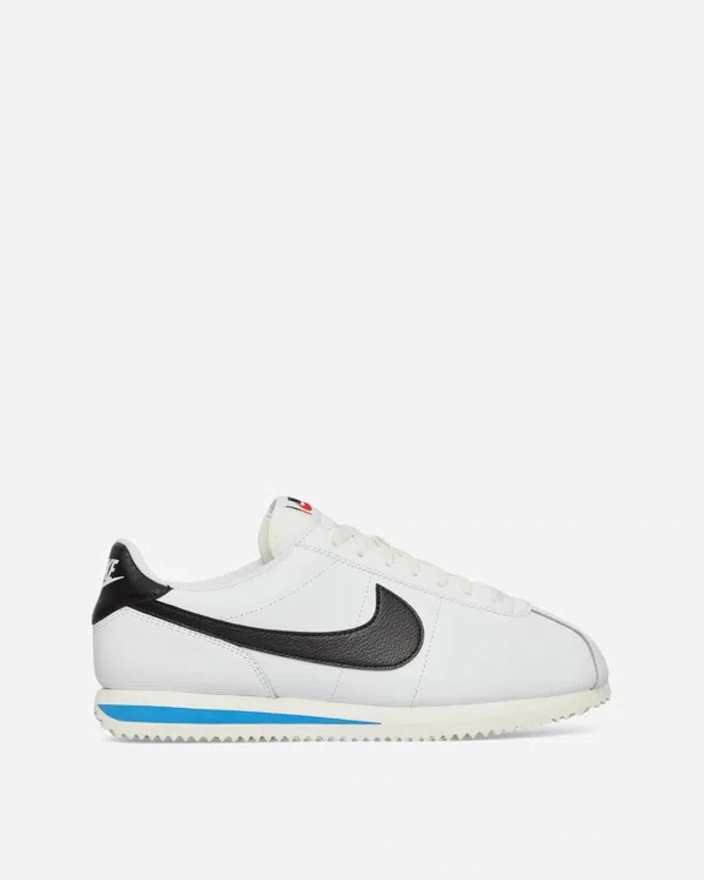 NIKE Wmns Cortez Sneakers White / Black / Light Photo Blue In Multicolor Product Image