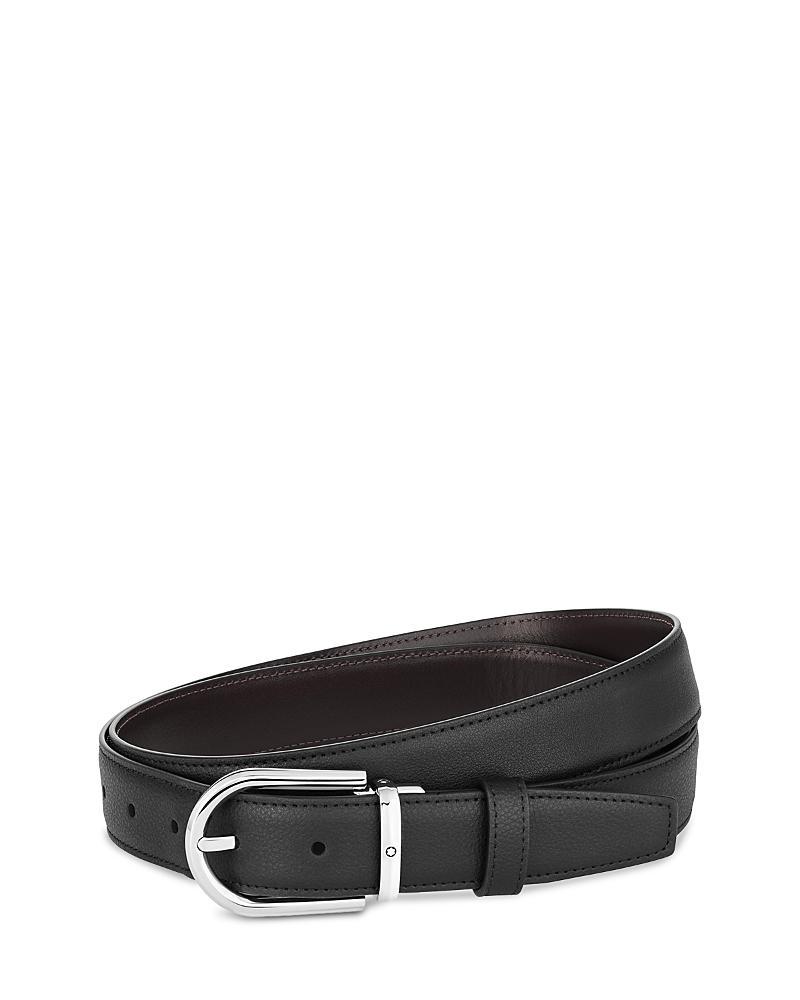 Mens Reversible Horseshoe Buckle Belt Product Image