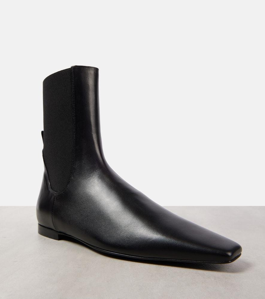 TOTÊME Leather Chelsea Boots Black Product Image