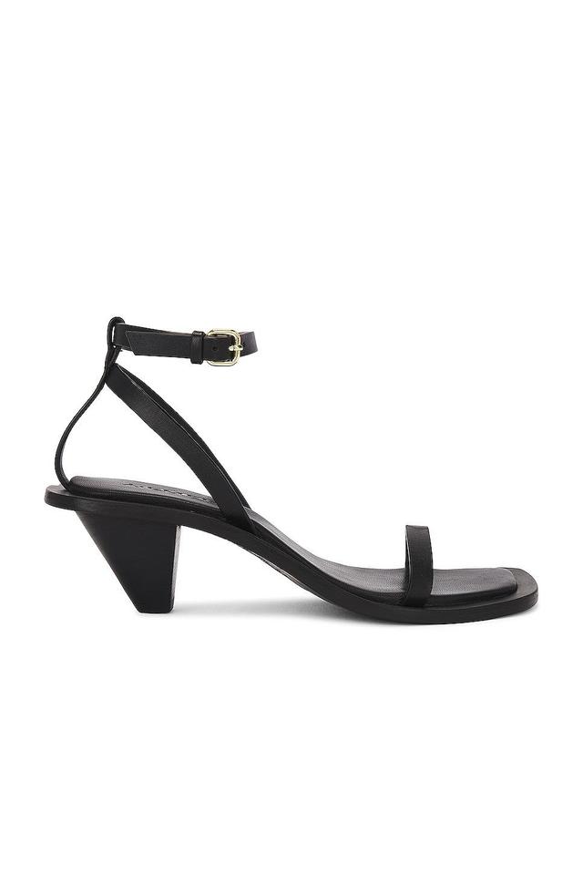 A.EMERY Irving Heeled Sandal in Black - Black. Size 35 (also in ). Product Image