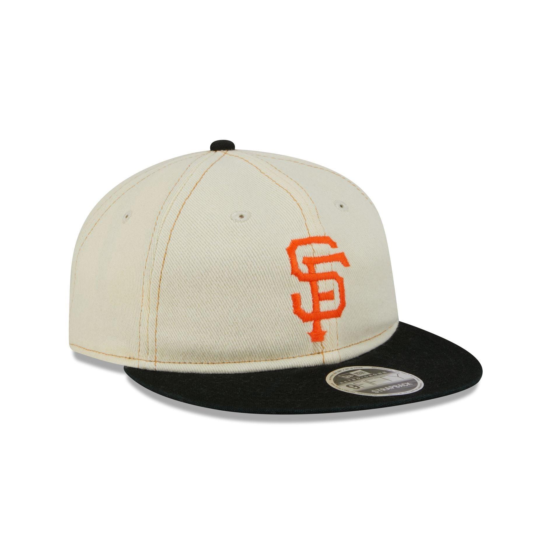 San Francisco Giants Chrome Denim Retro Crown 9FIFTY Adjustable Hat Male Product Image