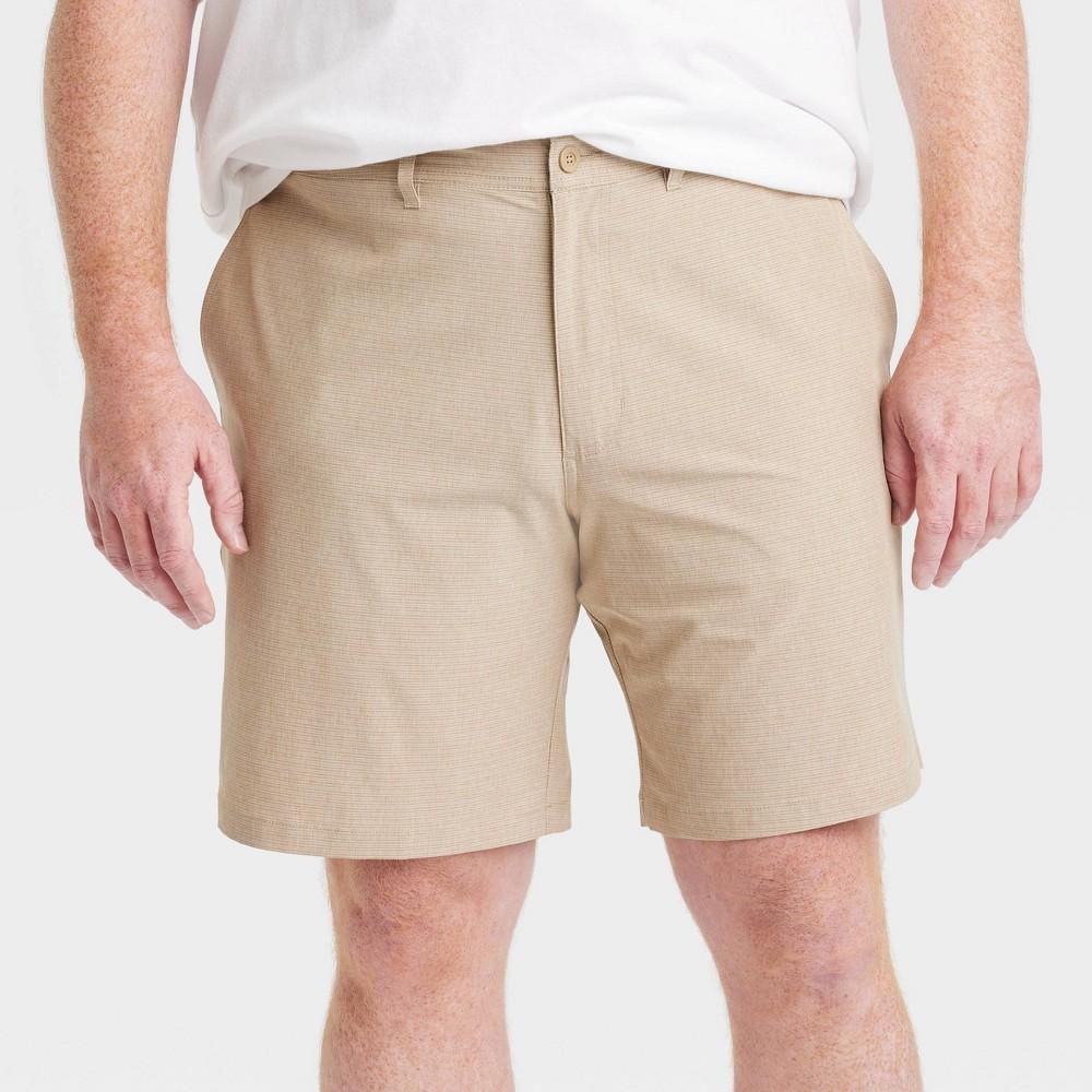 Mens Big & Tall 9 Hybrid Swim Shorts - Goodfellow & Co Almond 44 Product Image