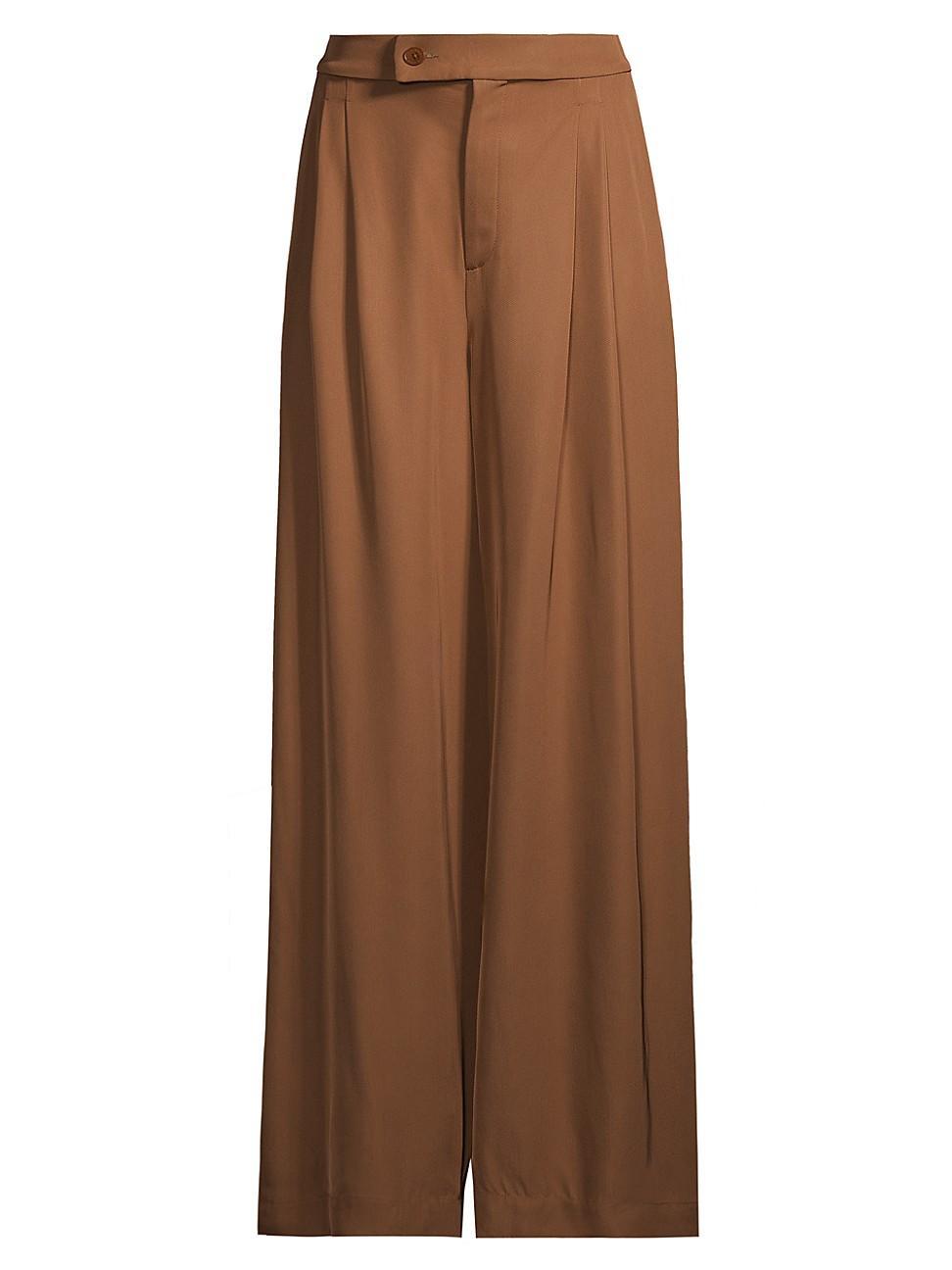 Womens Habitual Pleated Wide-Leg Pants Product Image