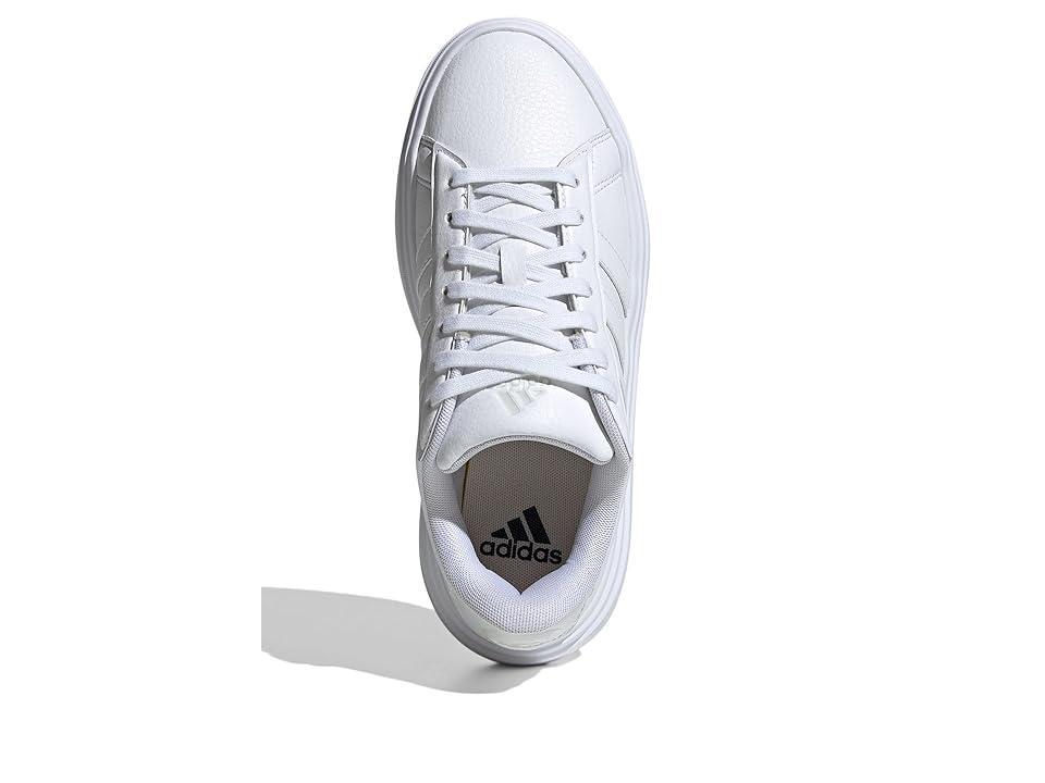 adidas Grand Court Platform White/Crystal White) Women's Shoes Product Image