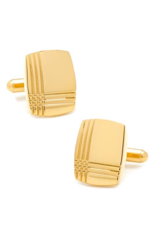 Cufflinks, Inc. Tartan Engraved Cuff Links Product Image