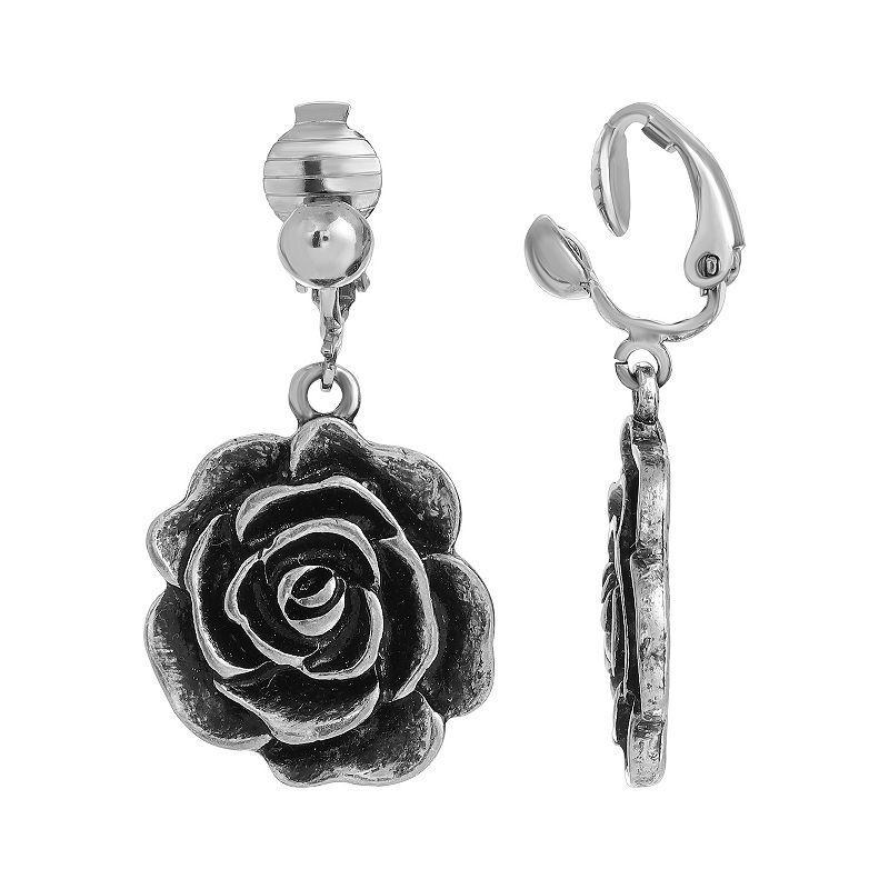 2028 Flower Clip Earrings Product Image