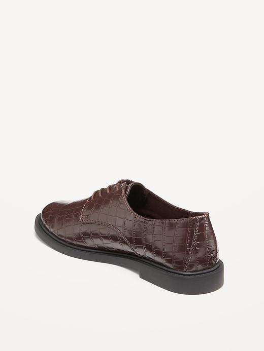 Faux Leather Oxford Shoe Product Image