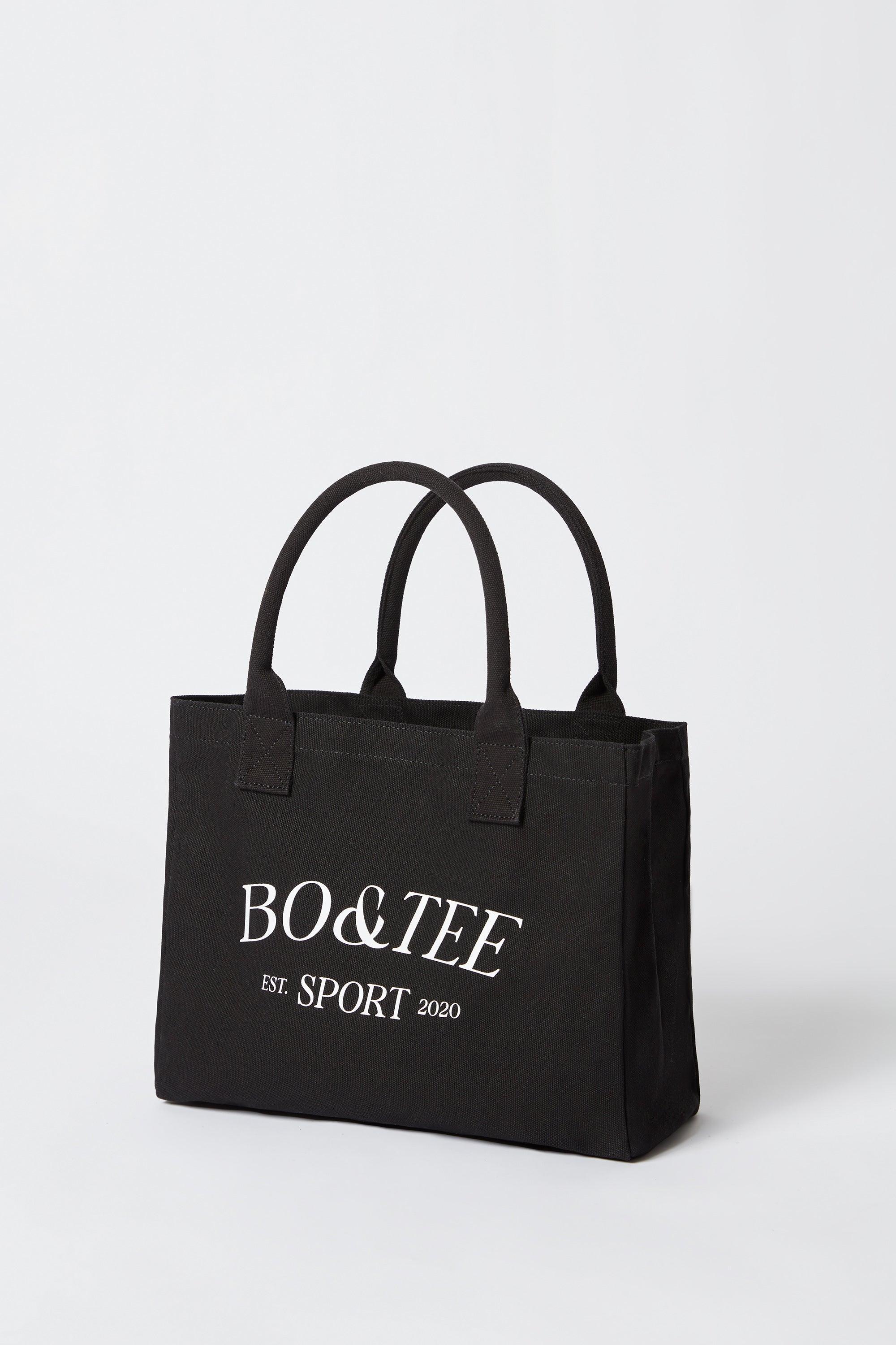 Small Canvas Tote Bag in Black Product Image