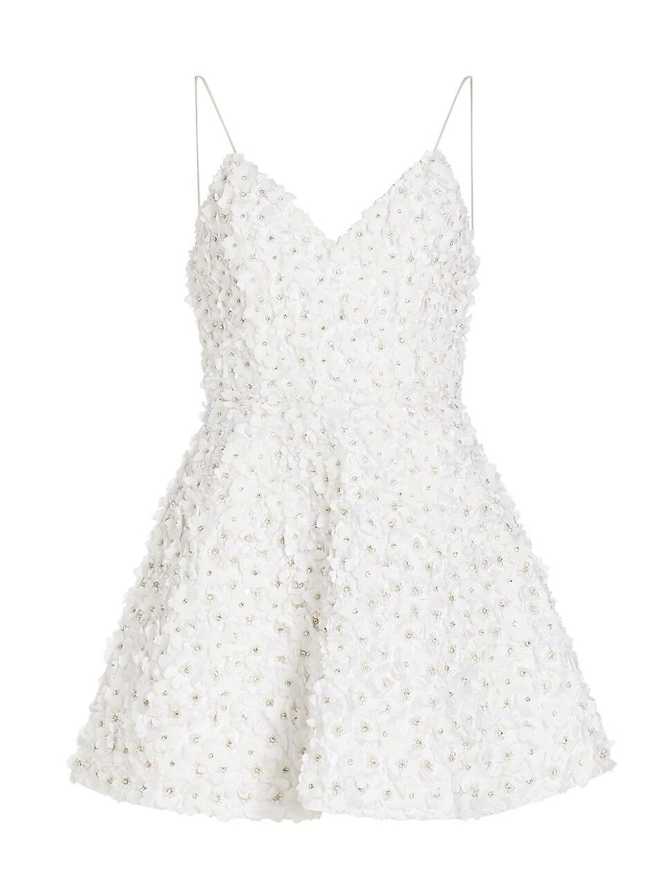 Alice and Olivia Domenica Sleeveless Embellished Mini Dress Product Image