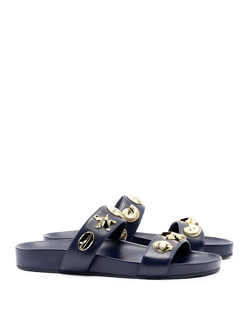 Larroude Womens Madison Studded Slide Sandals Product Image