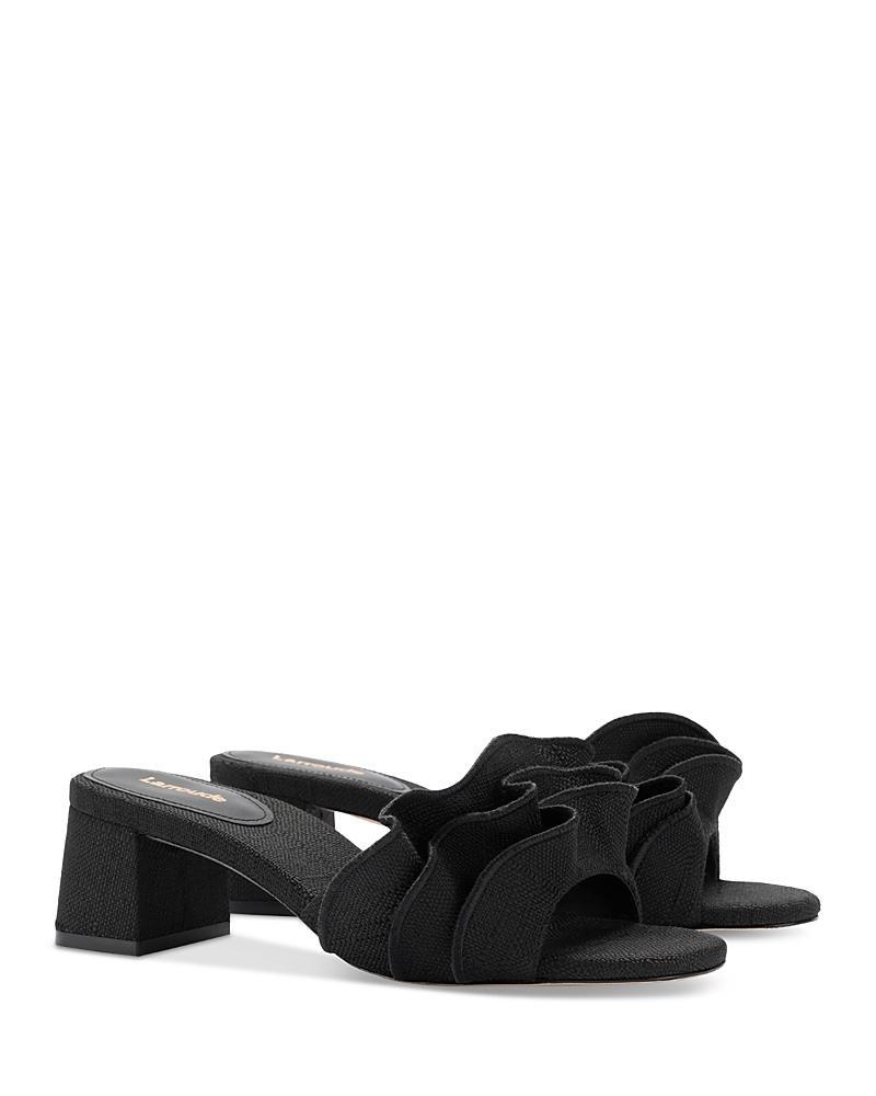 Larroud Brigite Ruffle Raffia Sandal Product Image