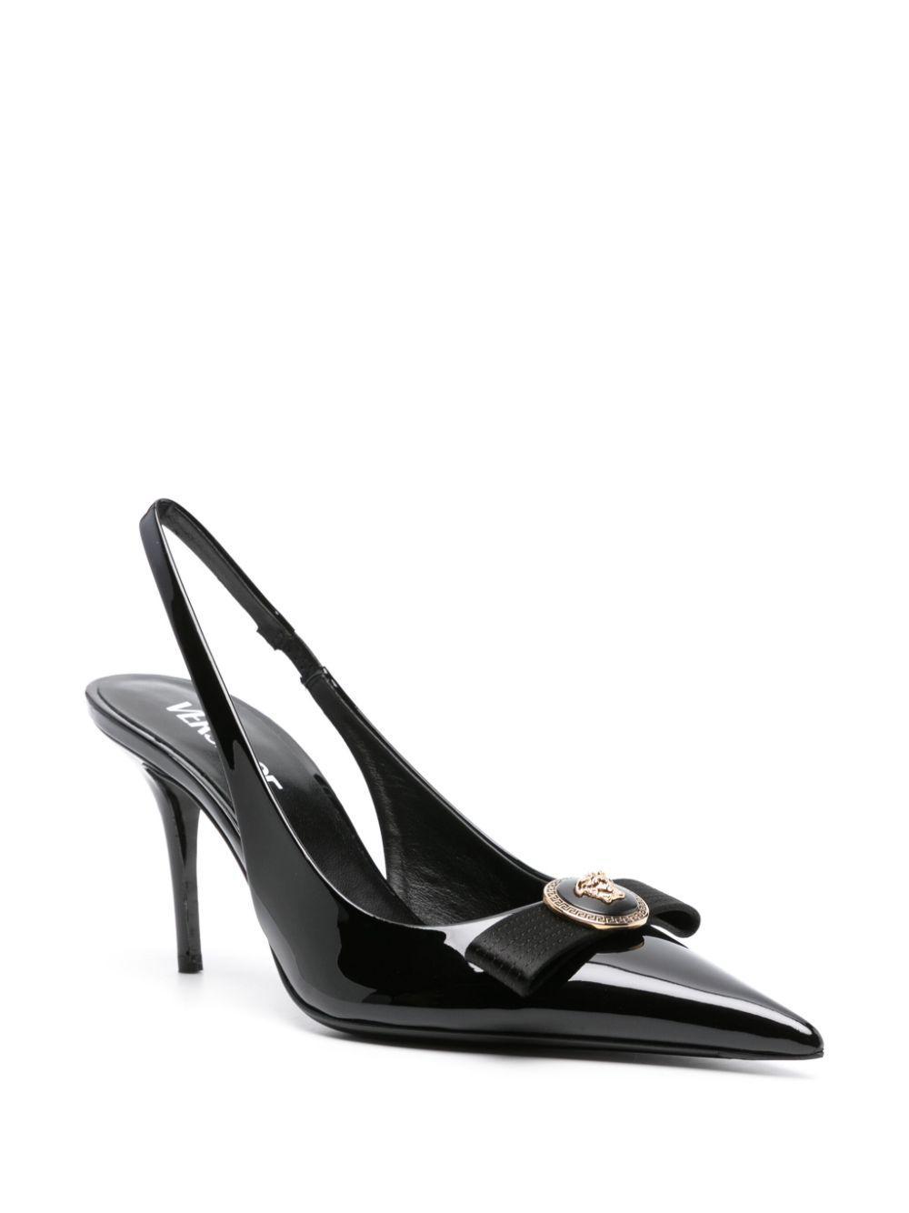 85mm Gianni Ribbon slingback pumps Product Image