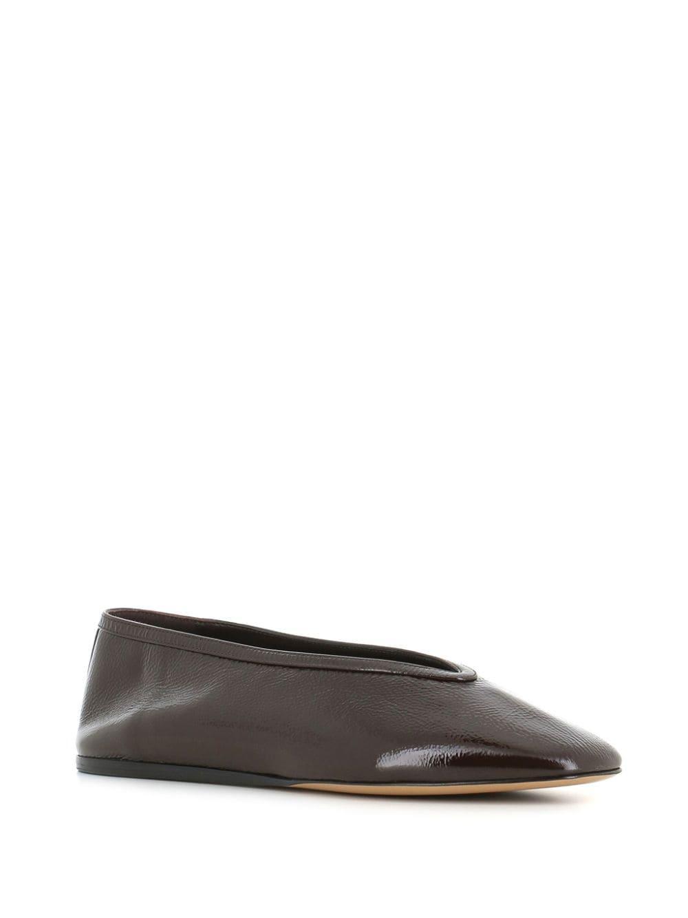 Brown Luna Ballerina Flats In Cho Product Image