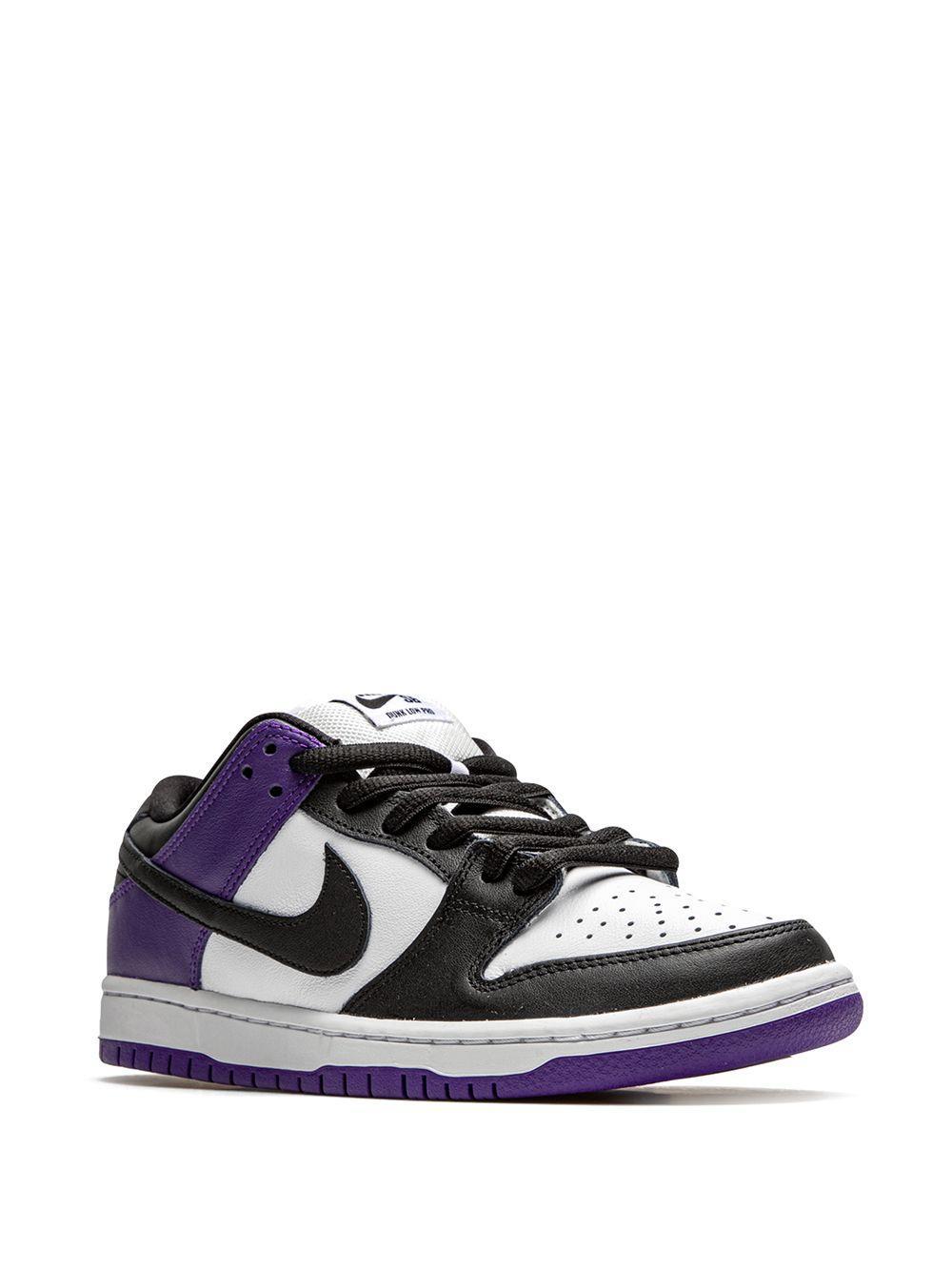 NIKE Sb Dunk Low Sneakers In Purple Product Image