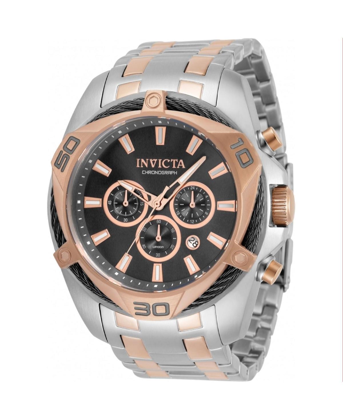 Invicta Mens 34135 Bolt Quartz Chronograph Grey Dial Watch - Grey Product Image