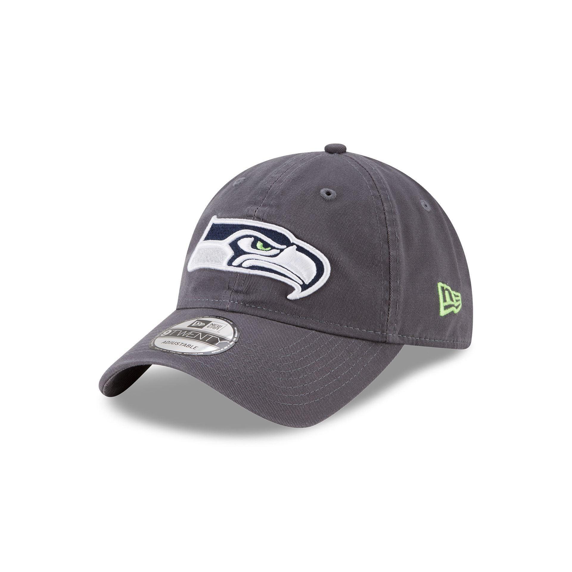 Seattle Seahawks NFL Core Classic Graphite 9TWENTY Adjustable Hat Male Product Image