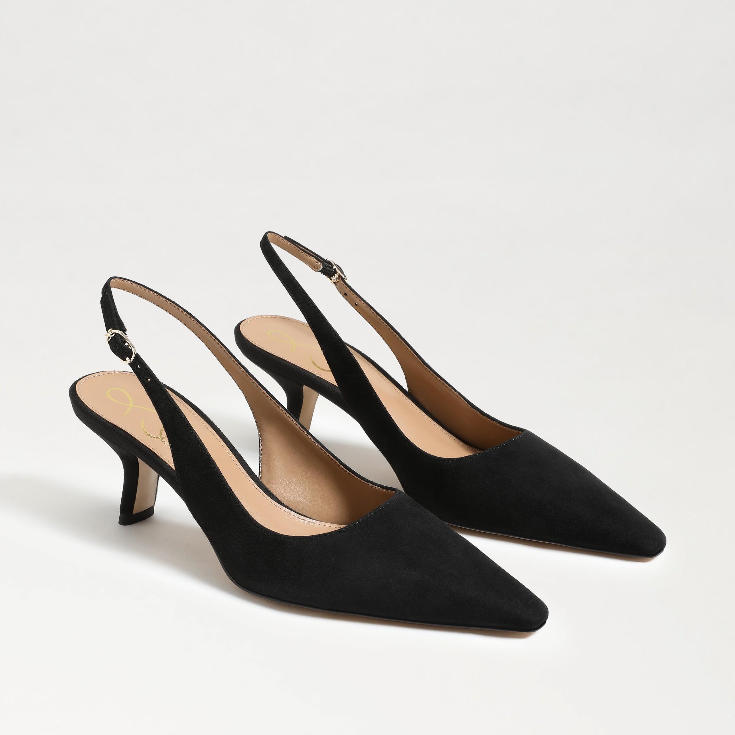 Sam Edelman Bianka Suede Pointed Toe Slingback Pumps Product Image