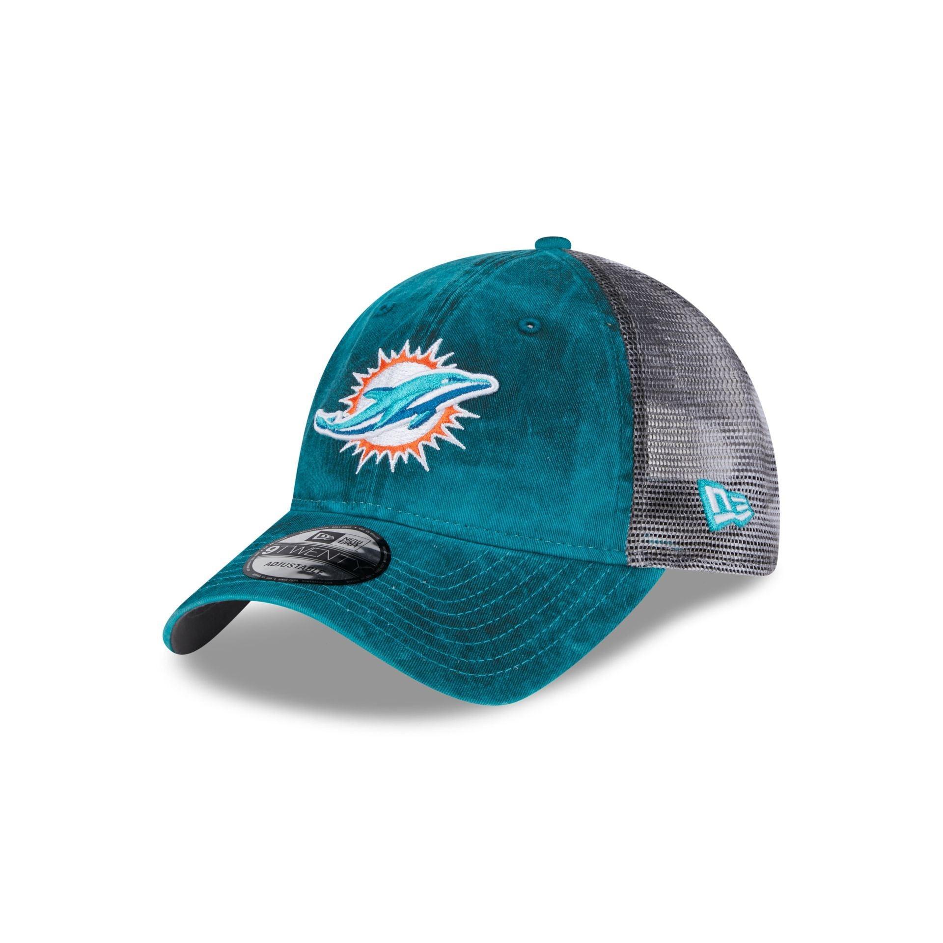 Miami Dolphins Slick 9TWENTY Trucker Hat Male Product Image