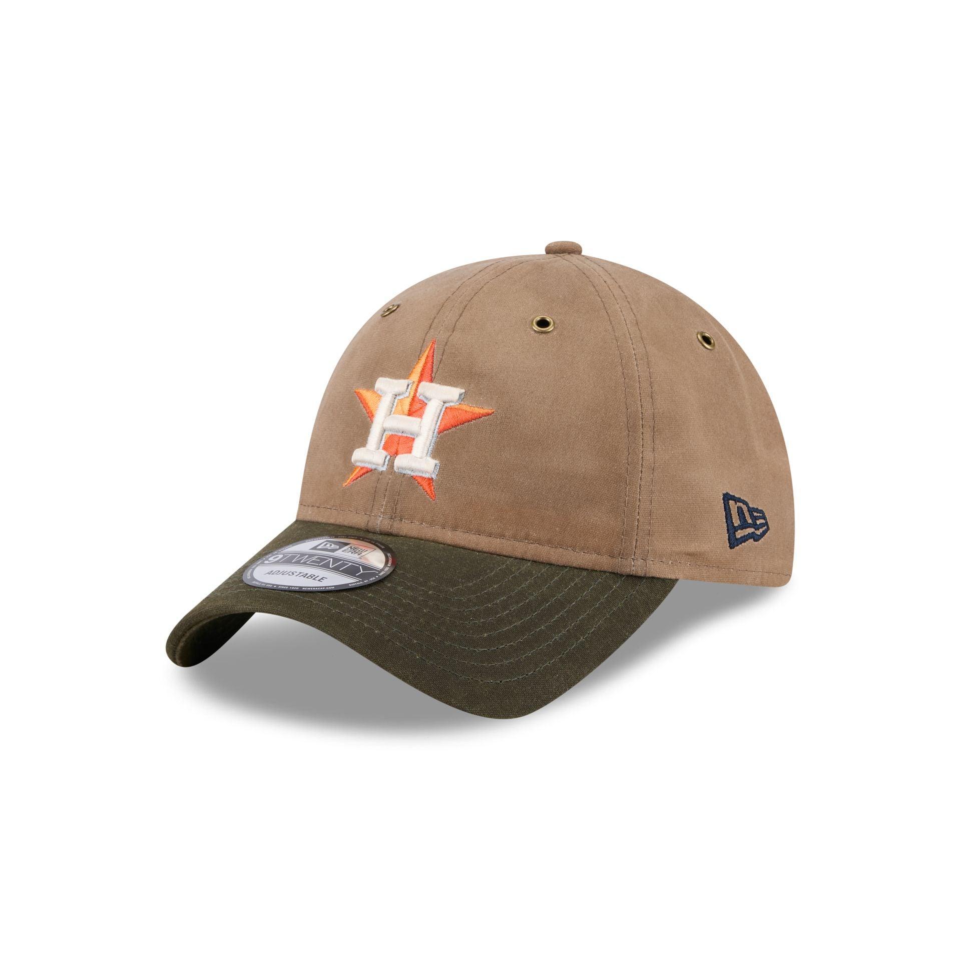 Houston Astros Wax Canvas 9TWENTY Adjustable Hat Male Product Image