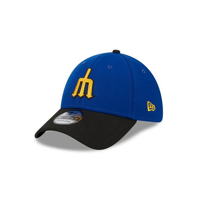 Seattle Mariners City Connect 39THIRTY Stretch Fit Hat Male Product Image