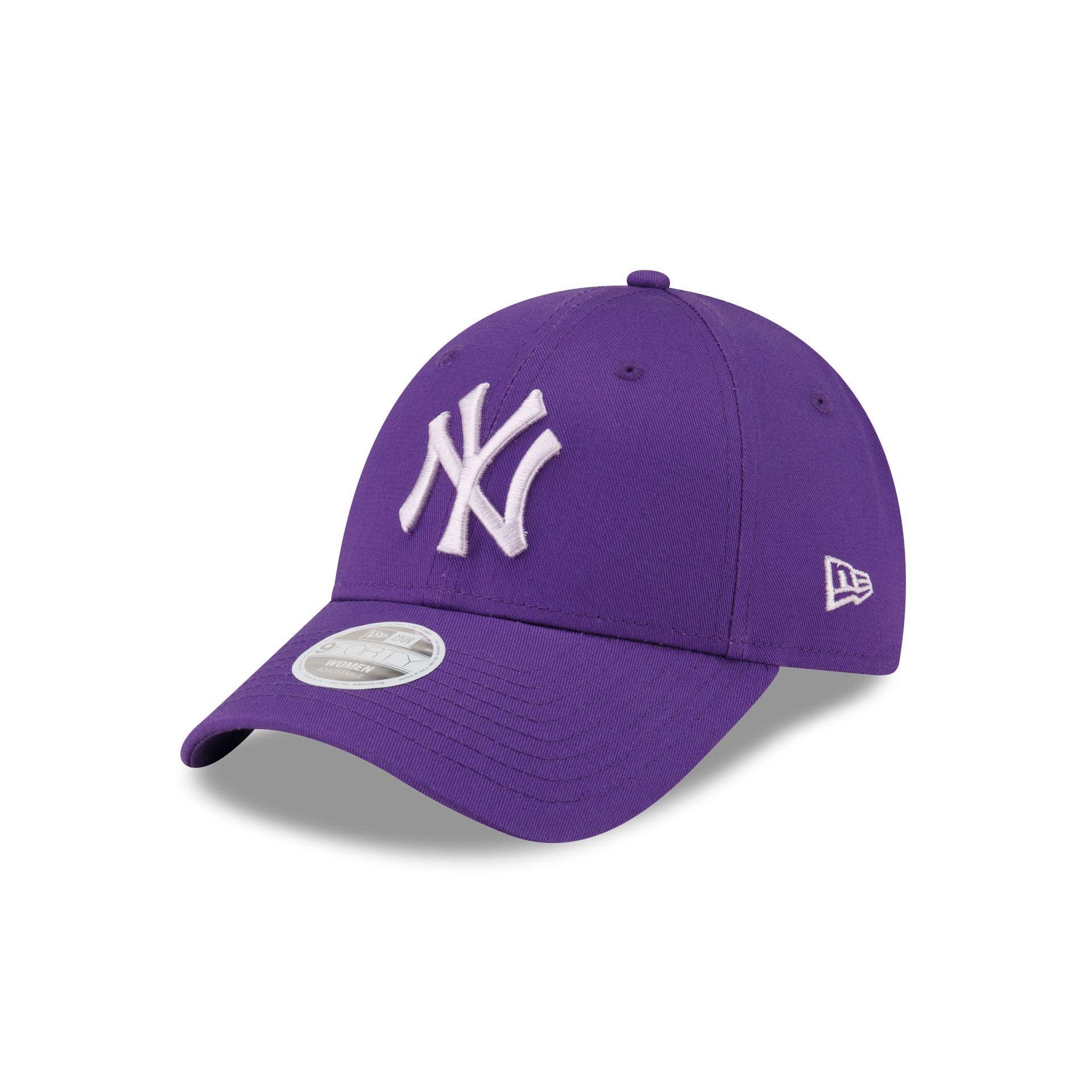 New York Yankees Purple Icon Women's 9FORTY Adjustable Hat Female Product Image