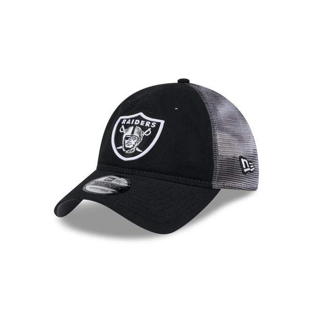 Las Vegas Raiders Slick 9TWENTY Trucker Hat Male Product Image