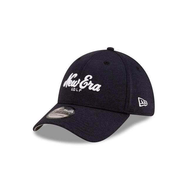 New Era Golf Script Navy 39THIRTY Stretch Fit Hat Male Product Image