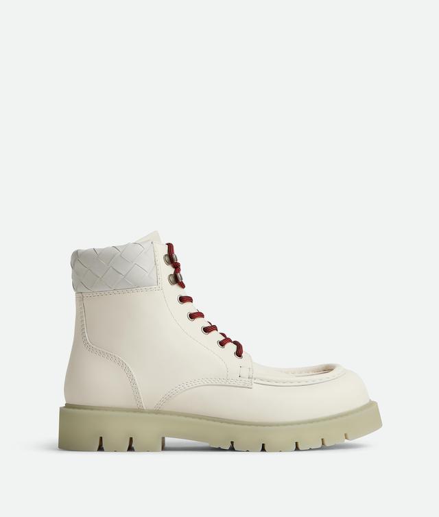 Men's Haddock Lace-Up Ankle Boot in White Product Image