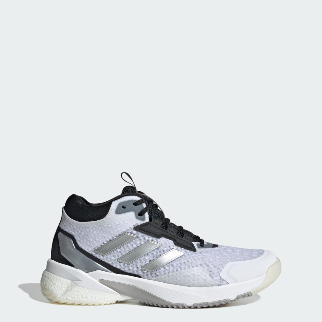 adidas Crazyflight 5 Mid Indoor Shoes Cloud White 12 Womens Product Image