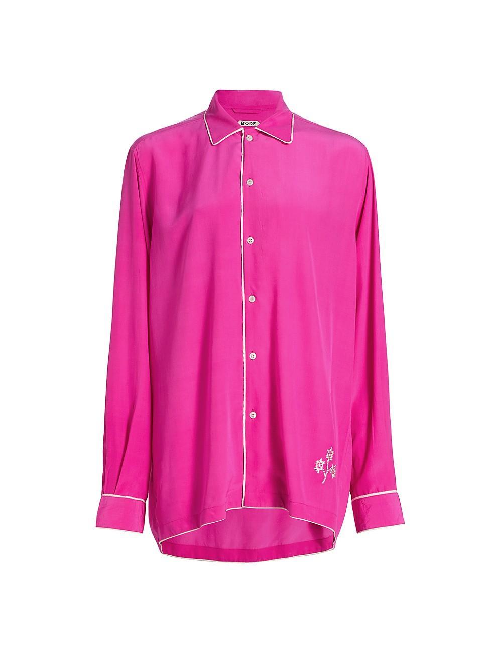 Womens Jasmine Silk Shirt Product Image