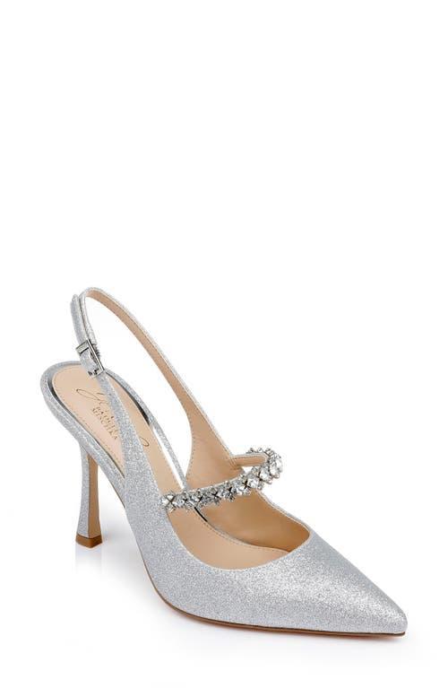 Jewel Badgley Mischka Verena Slingback Pointed Toe Pump Product Image