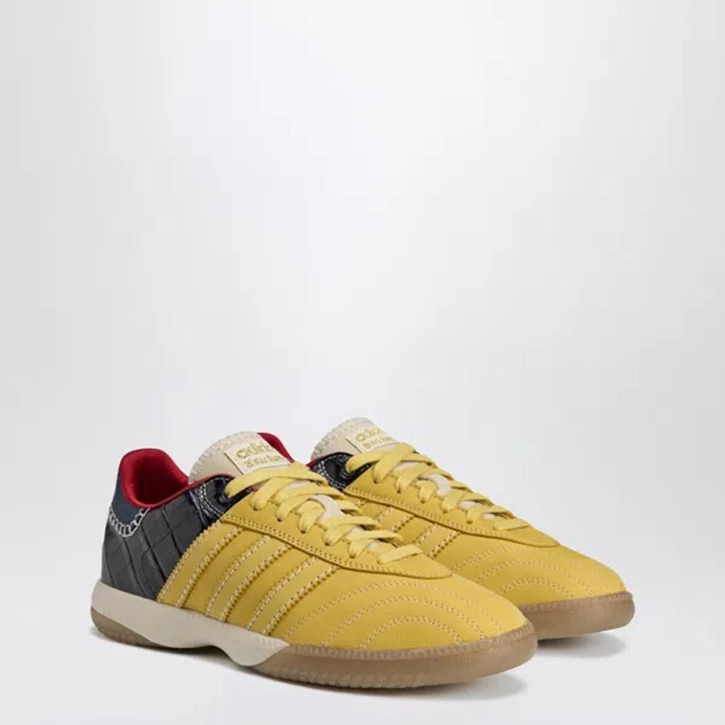 ADIDAS ORIGINALS Adidas By Wales Bonner Sneaker Wales Bonner Samba Mn St Fade Gold/collegiate Navy In Yellow Product Image