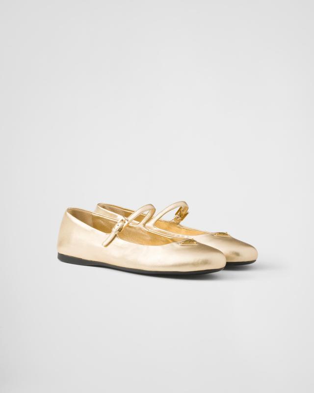 Mordoré nappa leather ballerinas Product Image