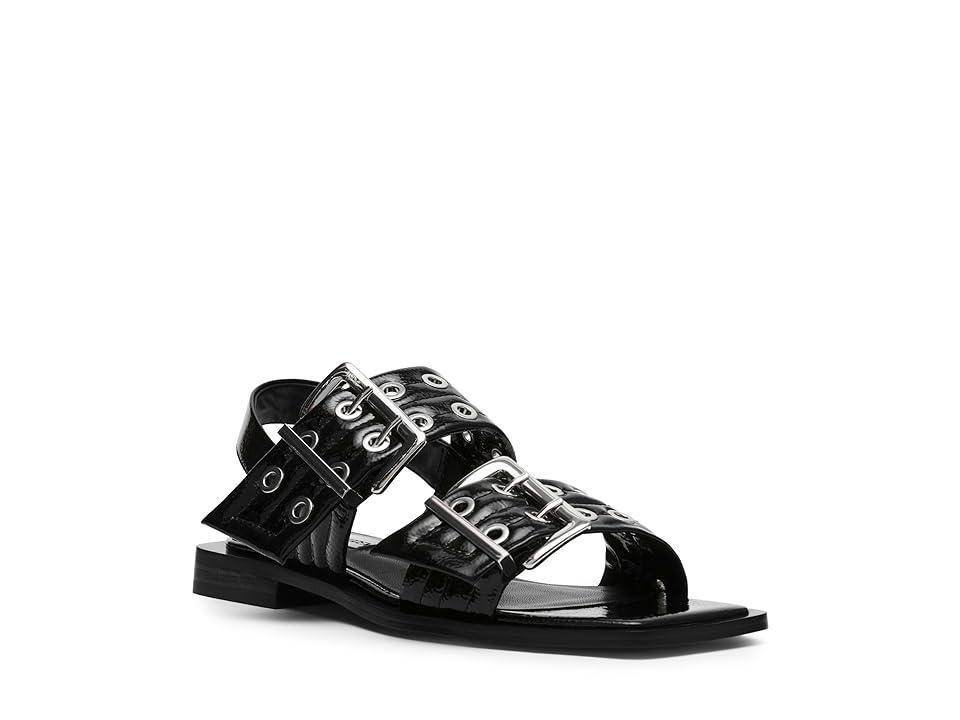 Steve Madden Sandria Patent) Women's Sandals Product Image