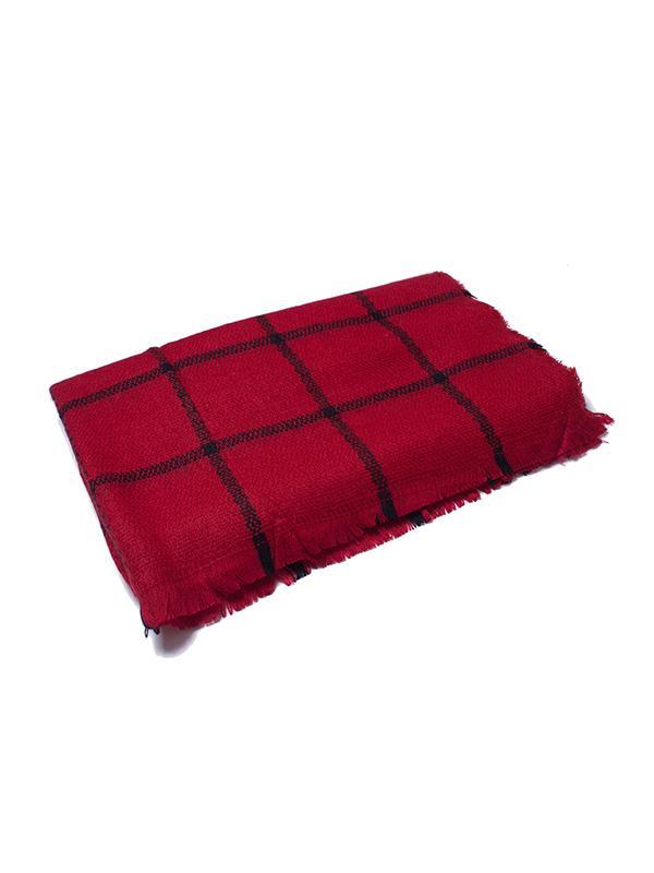 Fringed Keep Warm Plaid Shawl&Scarf Product Image