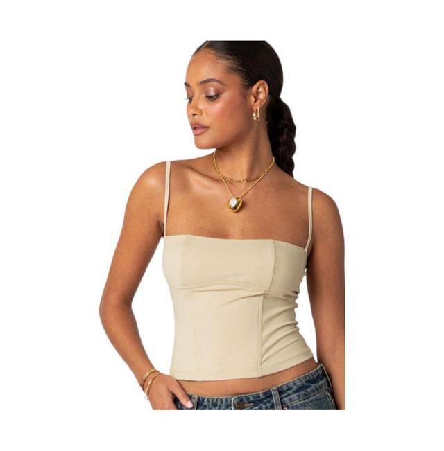 EDIKTED Juno Corset Crop Camisole Product Image