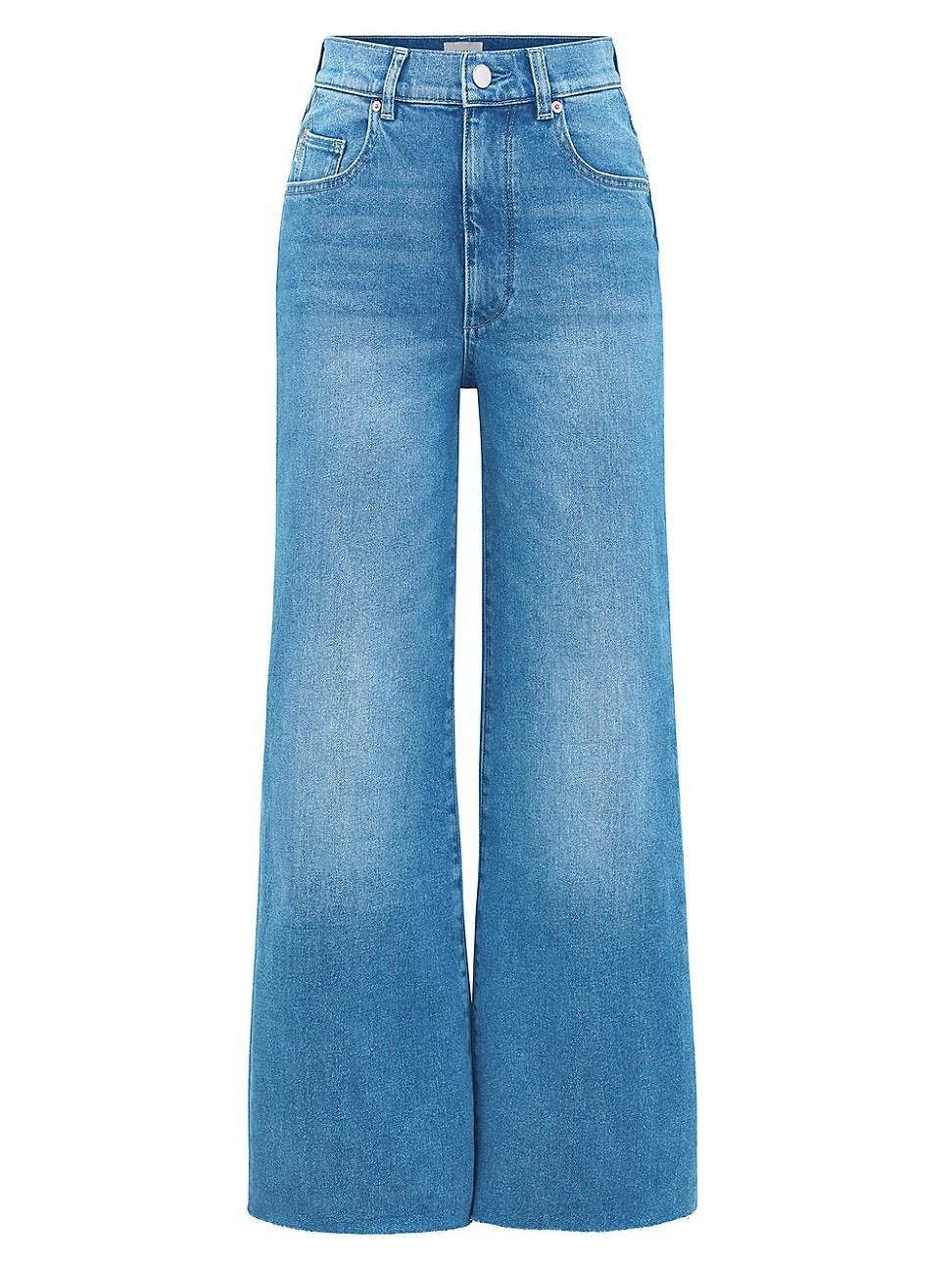 Womens Hepburn Wide-Leg Jeans Product Image