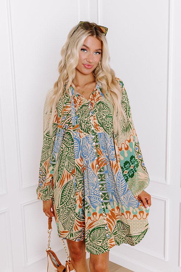 Paradise Palms Mini Dress Product Image