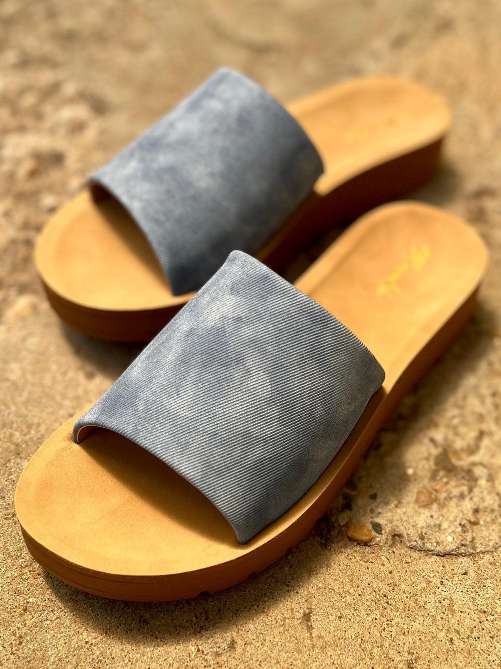 Vera Denim Slides* Product Image