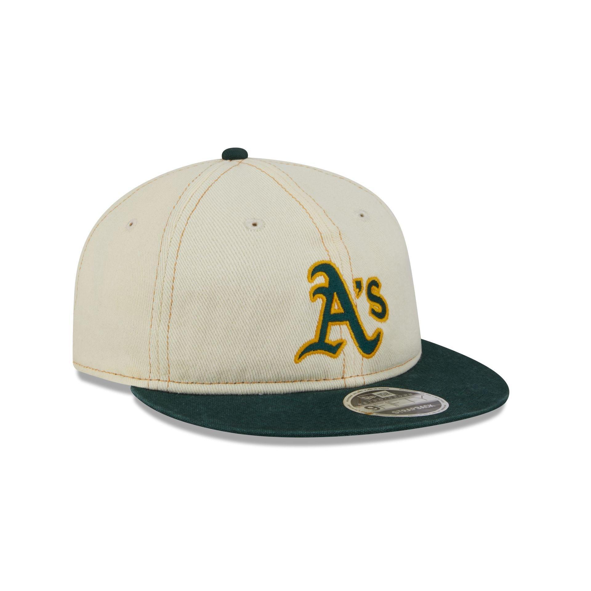 Oakland Athletics Chrome Denim Retro Crown 9FIFTY Adjustable Hat Male Product Image