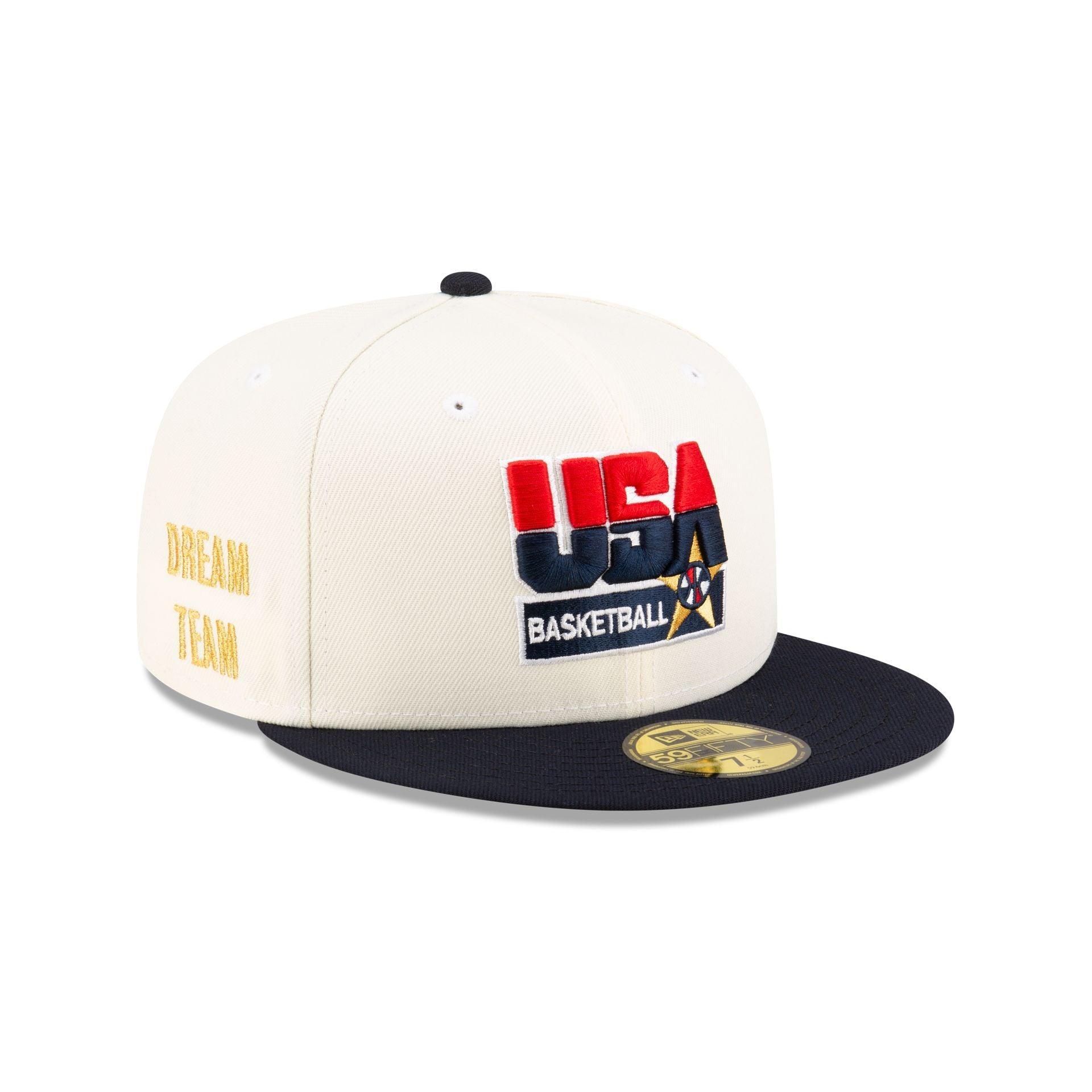 Dream Team Chrome White 59FIFTY Fitted Hat Male Product Image