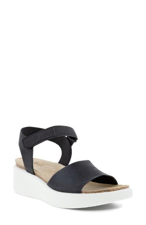 ECCO CORKSPHERE Flowt Wedge Cork Sandal Product Image