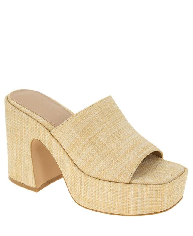 BCBGeneration Womens Swoop Platform Sandal - Natural Woven Product Image