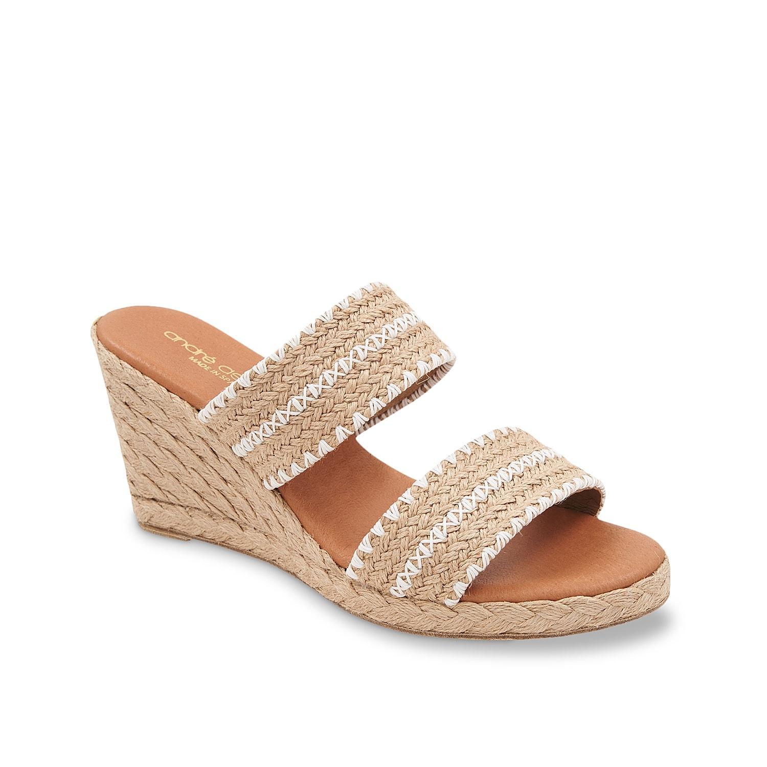 Andre Assous Nori Braided Multi Raffia Espadrille Slip Product Image