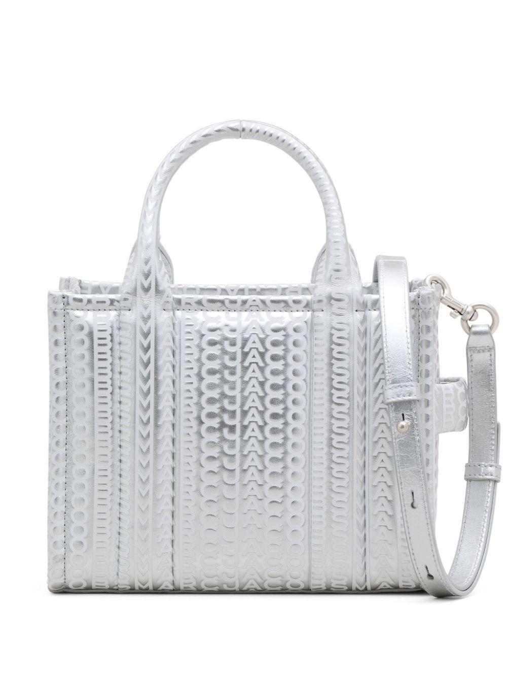 MARC JACOBS Small The Tote Bag In Silverbright Whit Product Image