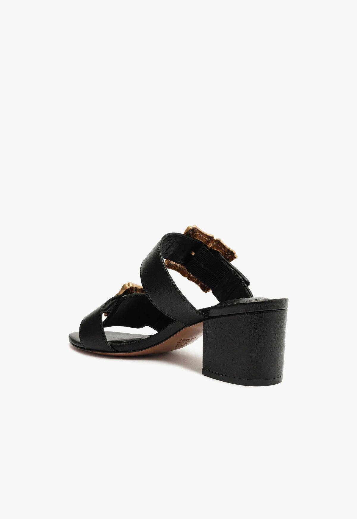 Enola Mid Block Leather Sandal Female Product Image