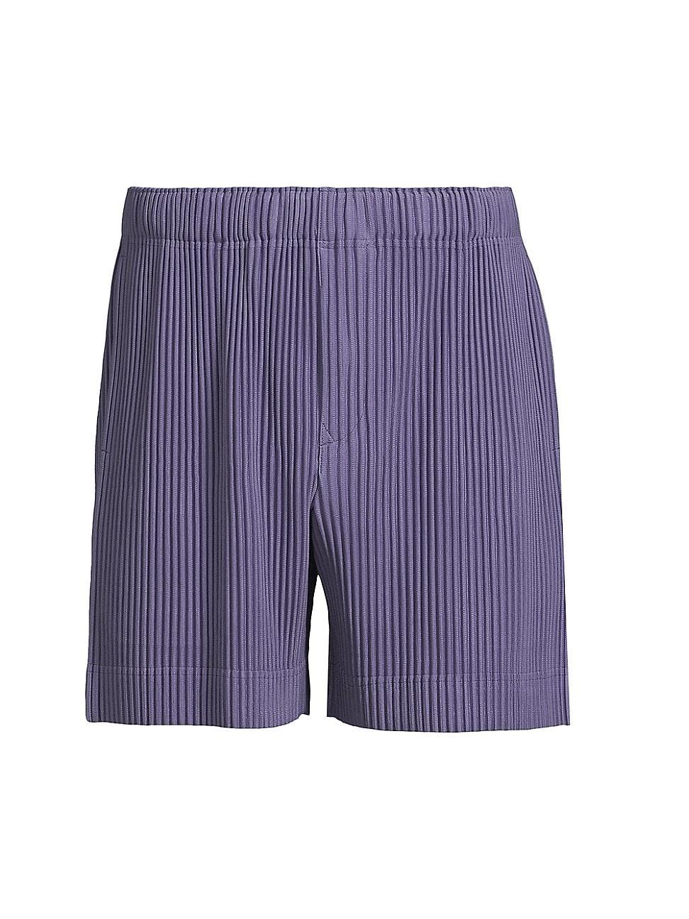 Mens Monthly Colors: July Pleated Shorts Product Image