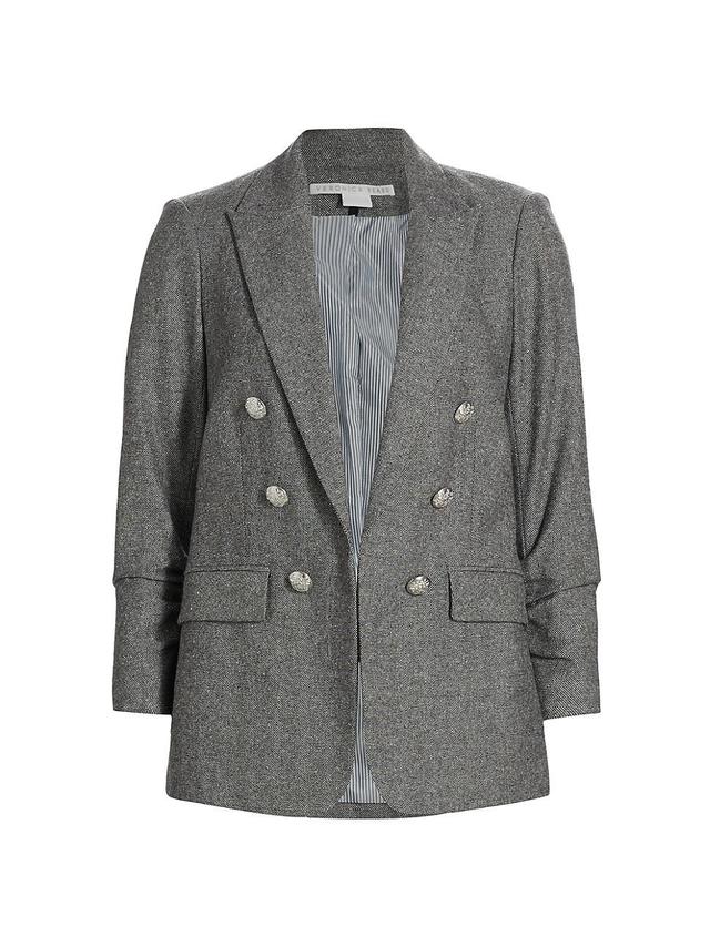 Womens Beacon Dickey Cotton-Blend Tweed Jacket Product Image